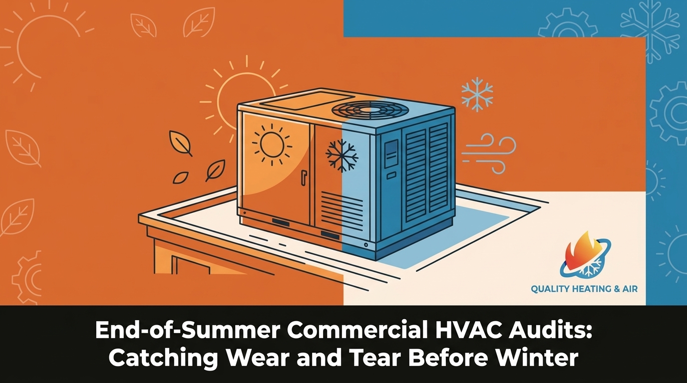 End-of-Summer Commercial HVAC Audits: Catching Wear and Tear Before Winter
