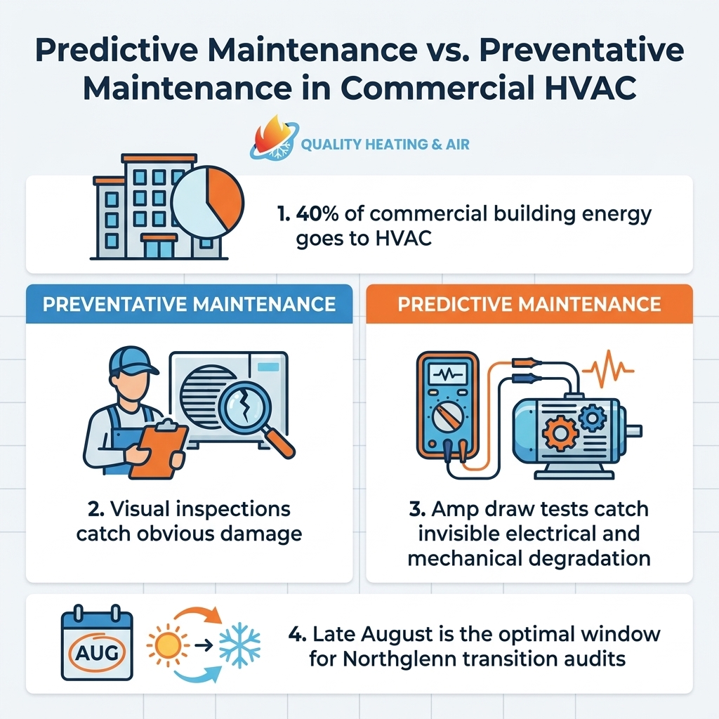 Predictive Maintenance vs. Preventative Maintenance in Commercial HVAC