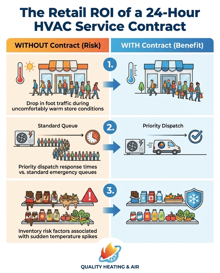 The Retail ROI of a 24-Hour HVAC Service Contract