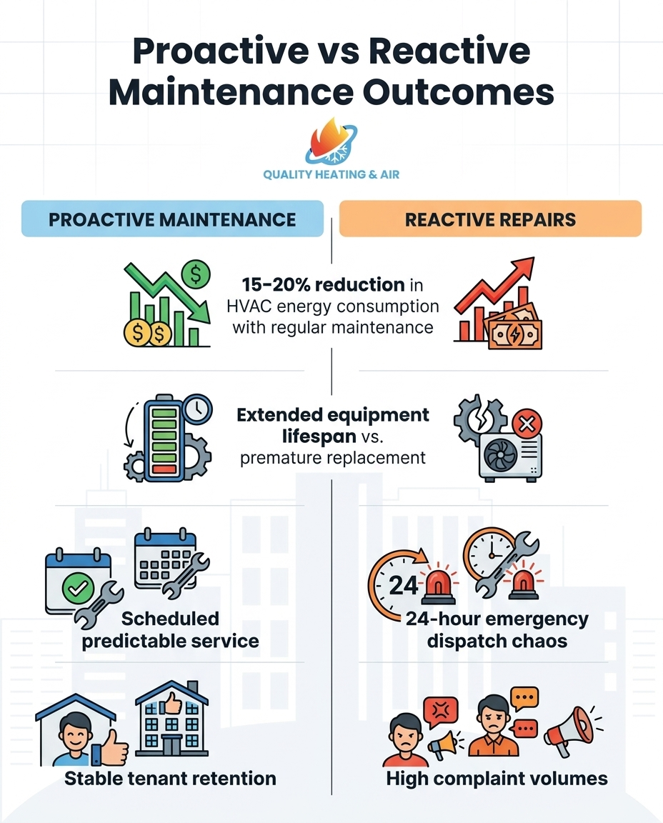 Proactive vs Reactive Maintenance Outcomes
