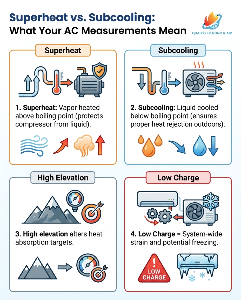 Superheat vs. Subcooling: What Your AC Measurements Mean