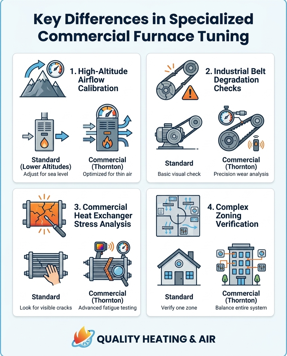 Key Differences in Specialized Commercial Furnace Tuning