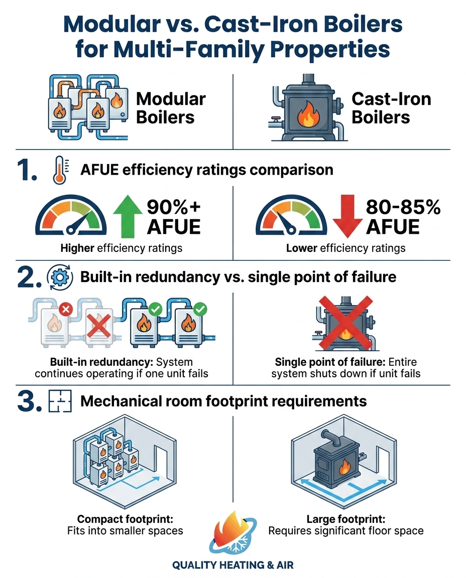 Modular vs. Cast-Iron Boilers for Multi-Family Properties
