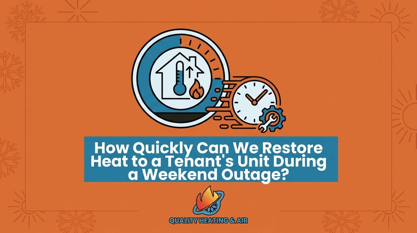 How Quickly Can We Restore Heat to a Tenant's Unit During a Weekend Outage?