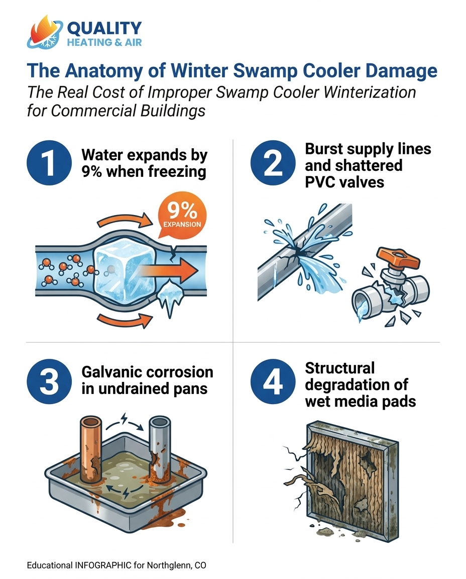 The Anatomy of Winter Swamp Cooler Damage