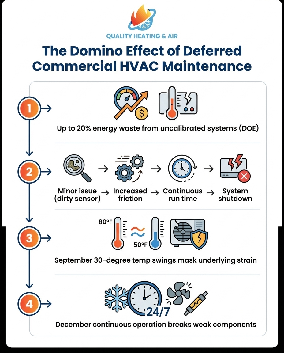 The Domino Effect of Deferred Commercial HVAC Maintenance