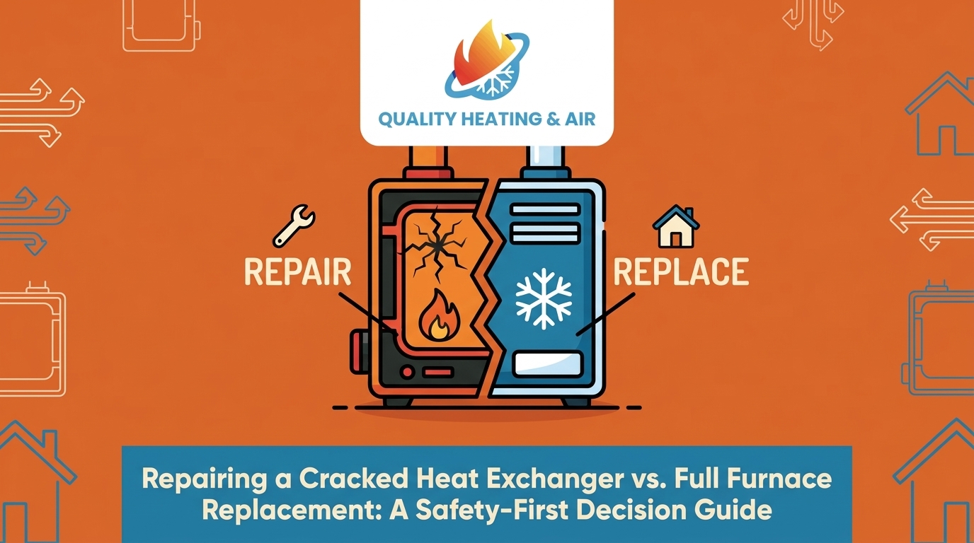 Repairing a Cracked Heat Exchanger vs. Full Furnace Replacement