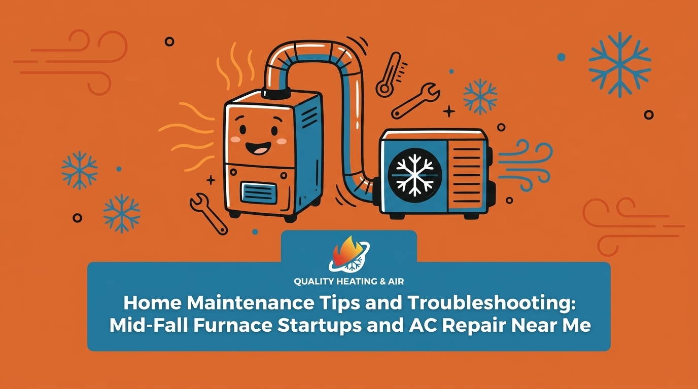 Home Maintenance Tips and Troubleshooting: Mid-Fall Furnace Startups and AC Repair Near Me