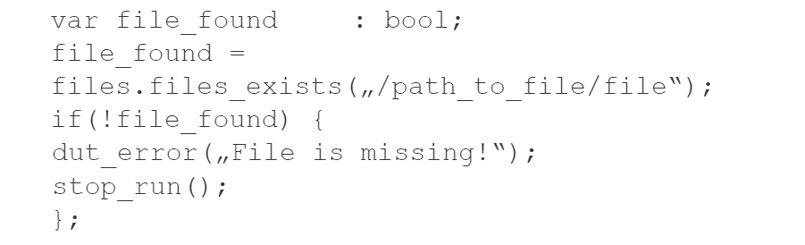 Vtool var file_found
