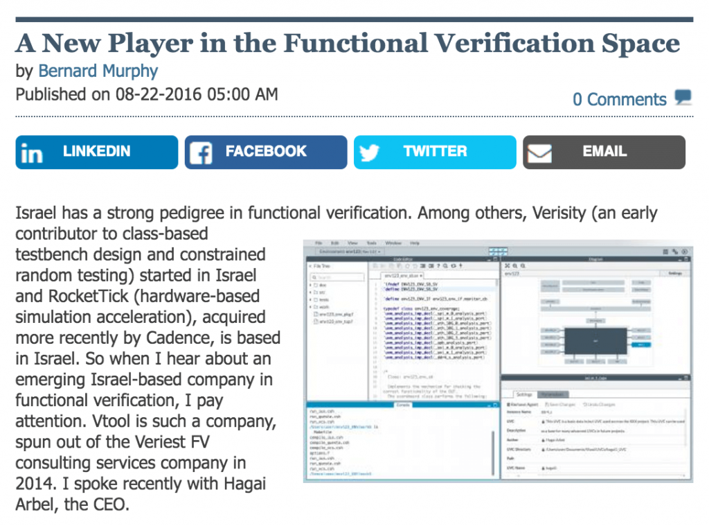 SemiWiki about Vtool