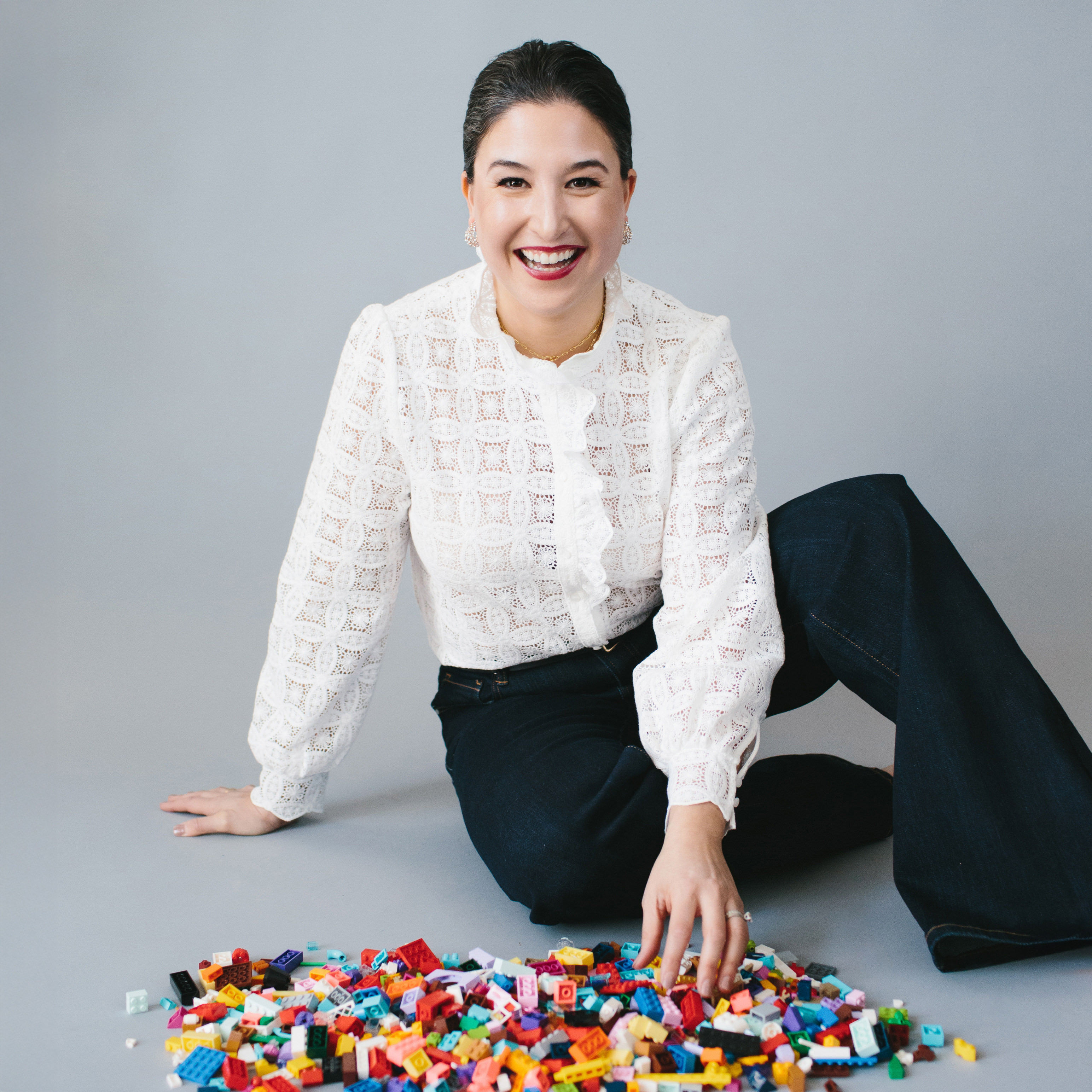 Lindsay performing EFT tapping