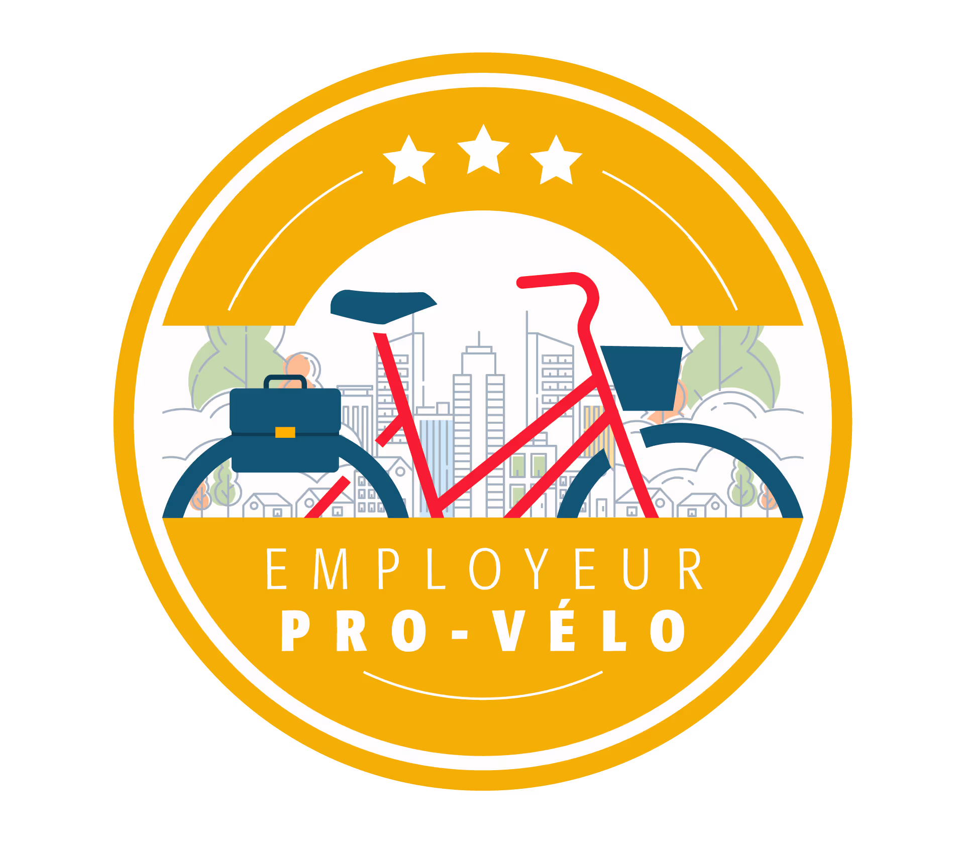 Label Employeur Pro-Vélo, niveau Or