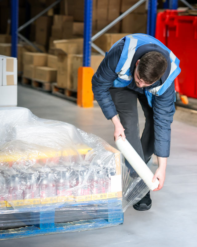 B2B- Wrapping pallet 