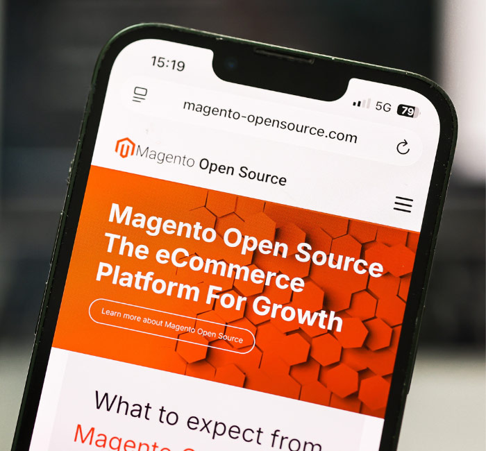Magento on screen