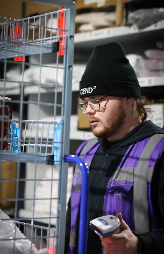 Picking products from shelves