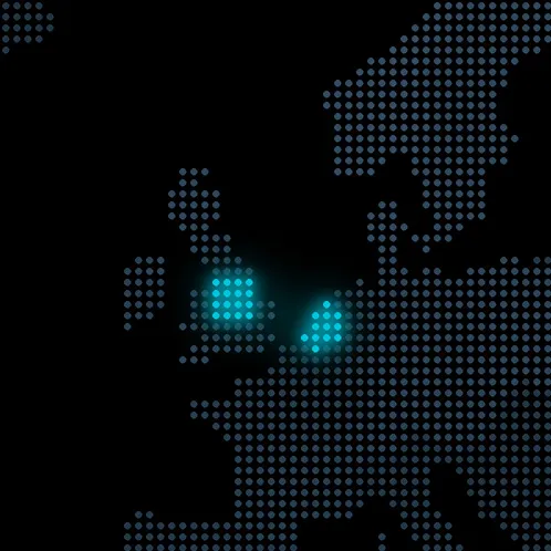 Map of SCEND locations