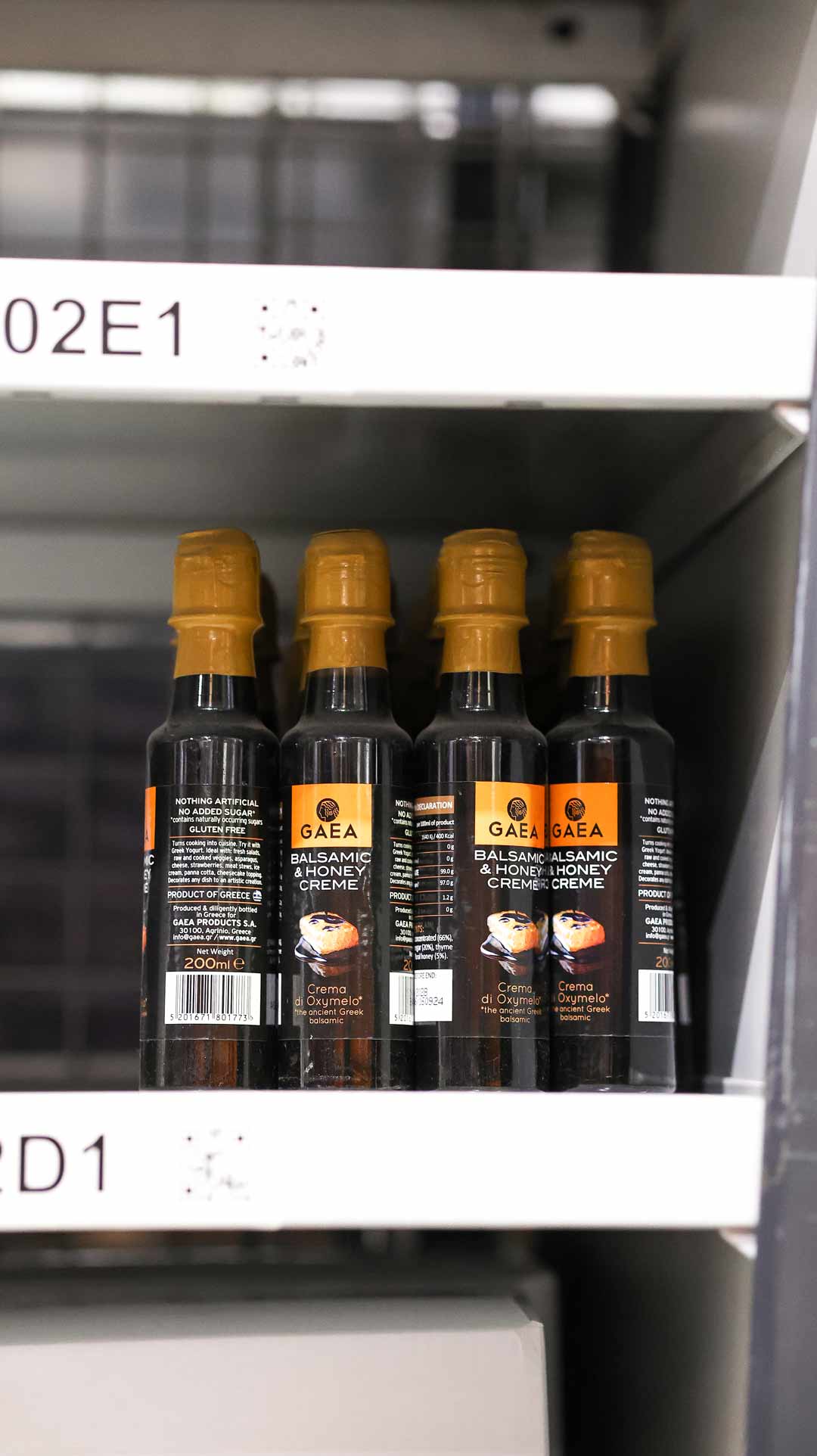 Products on shelf
