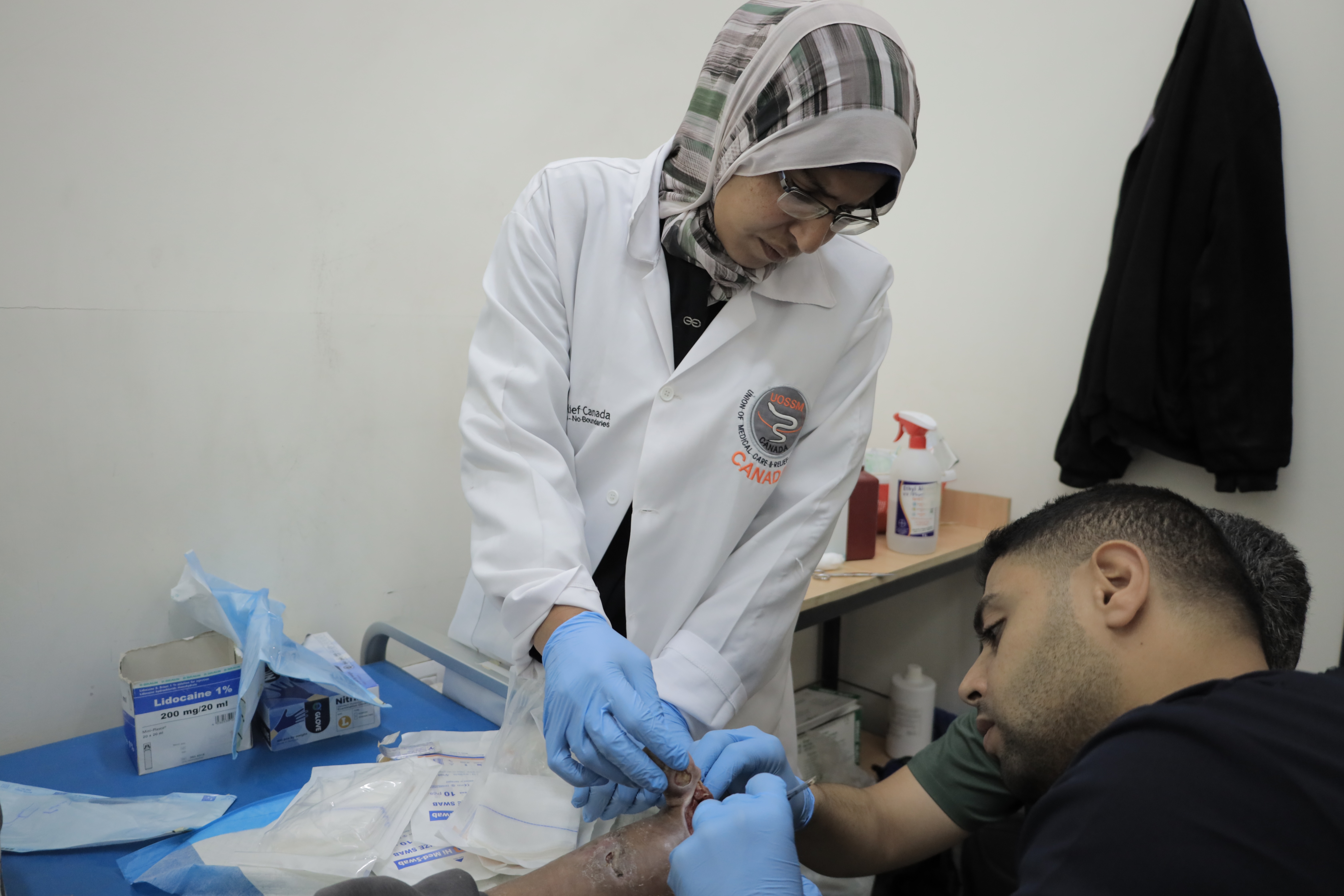 Wound care or physiotherapy clinic