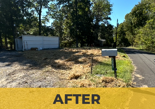 After Demolition. C&L Land Clearing Kentucky
