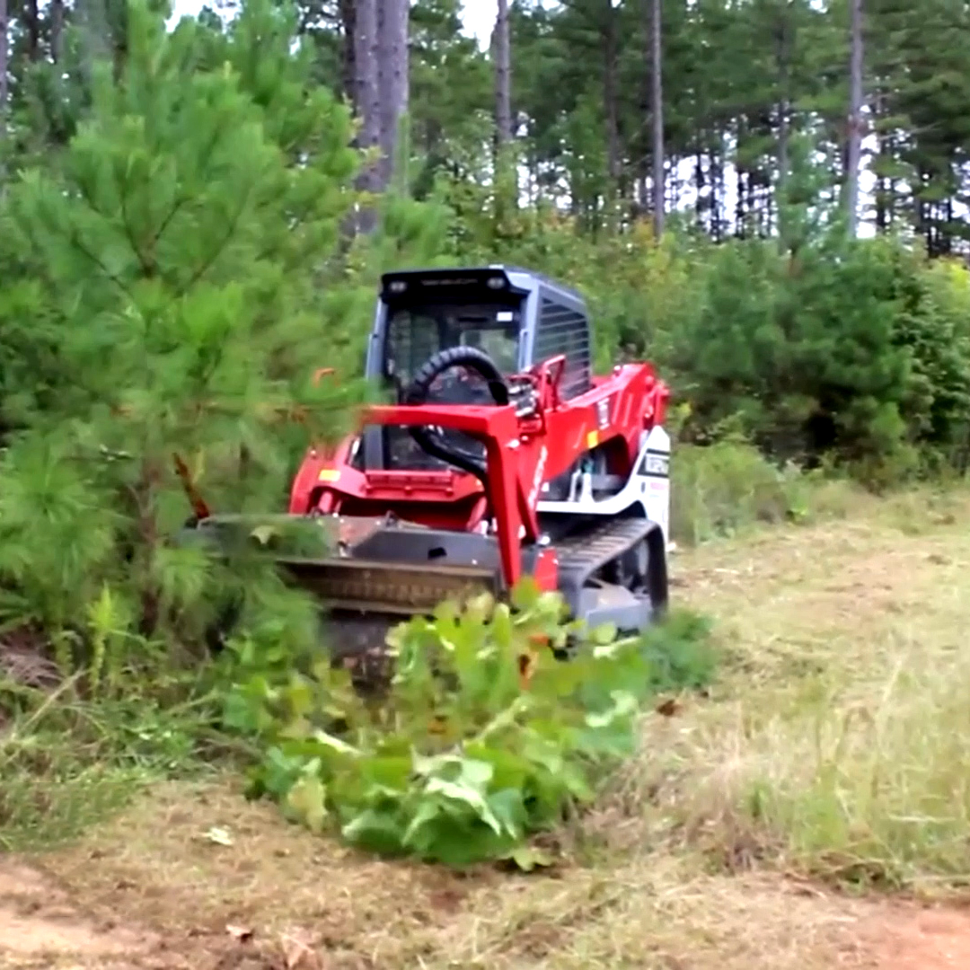Brush Clearing Skid Steer C&L Land Clearing Kentucky