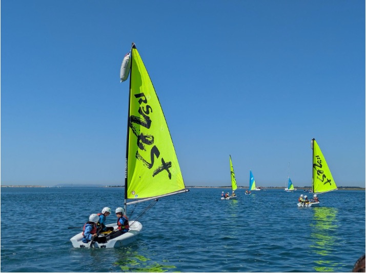 a picture of two sailing boats
