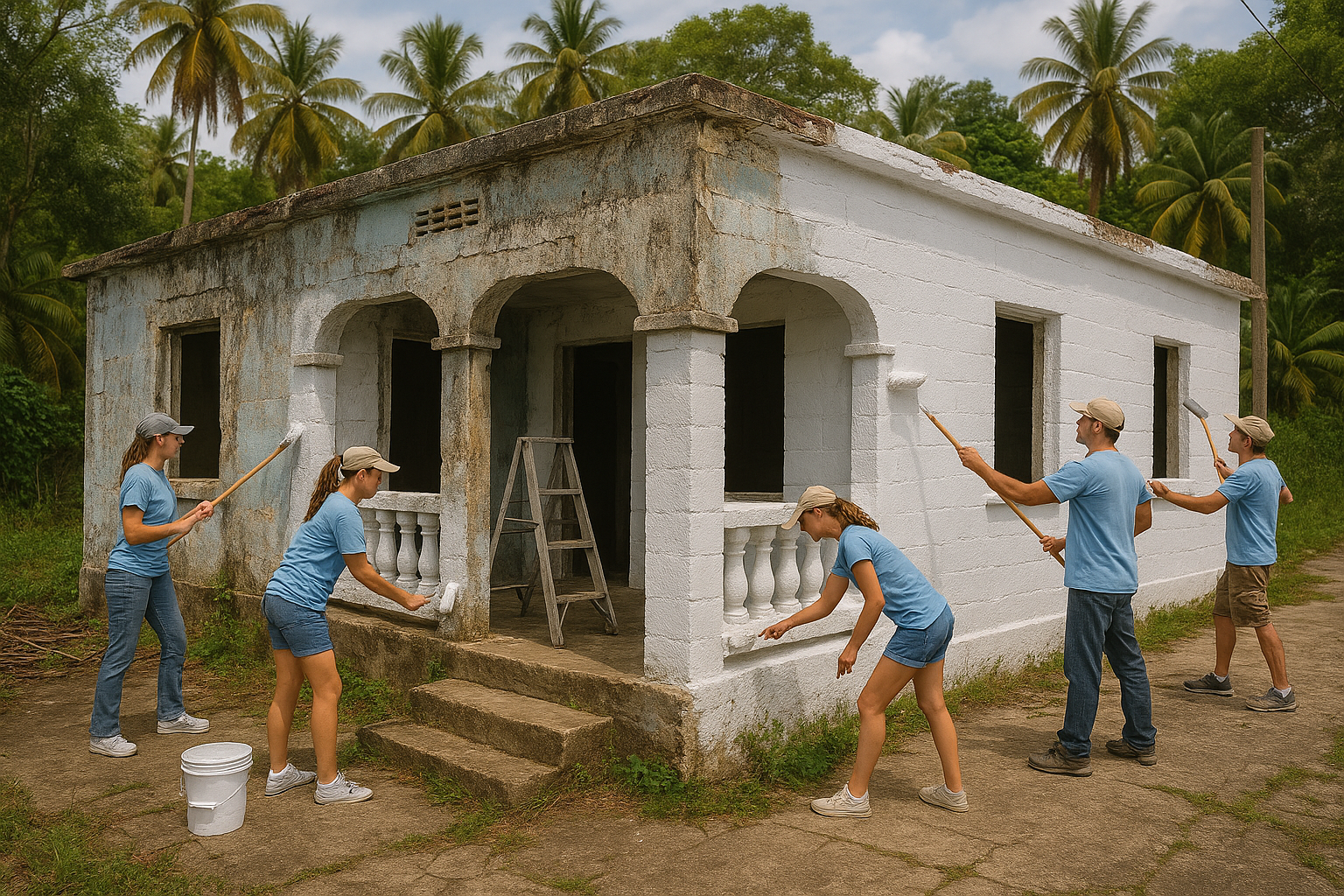 image of volunteerism in nature for an environmental conservation nonprofit