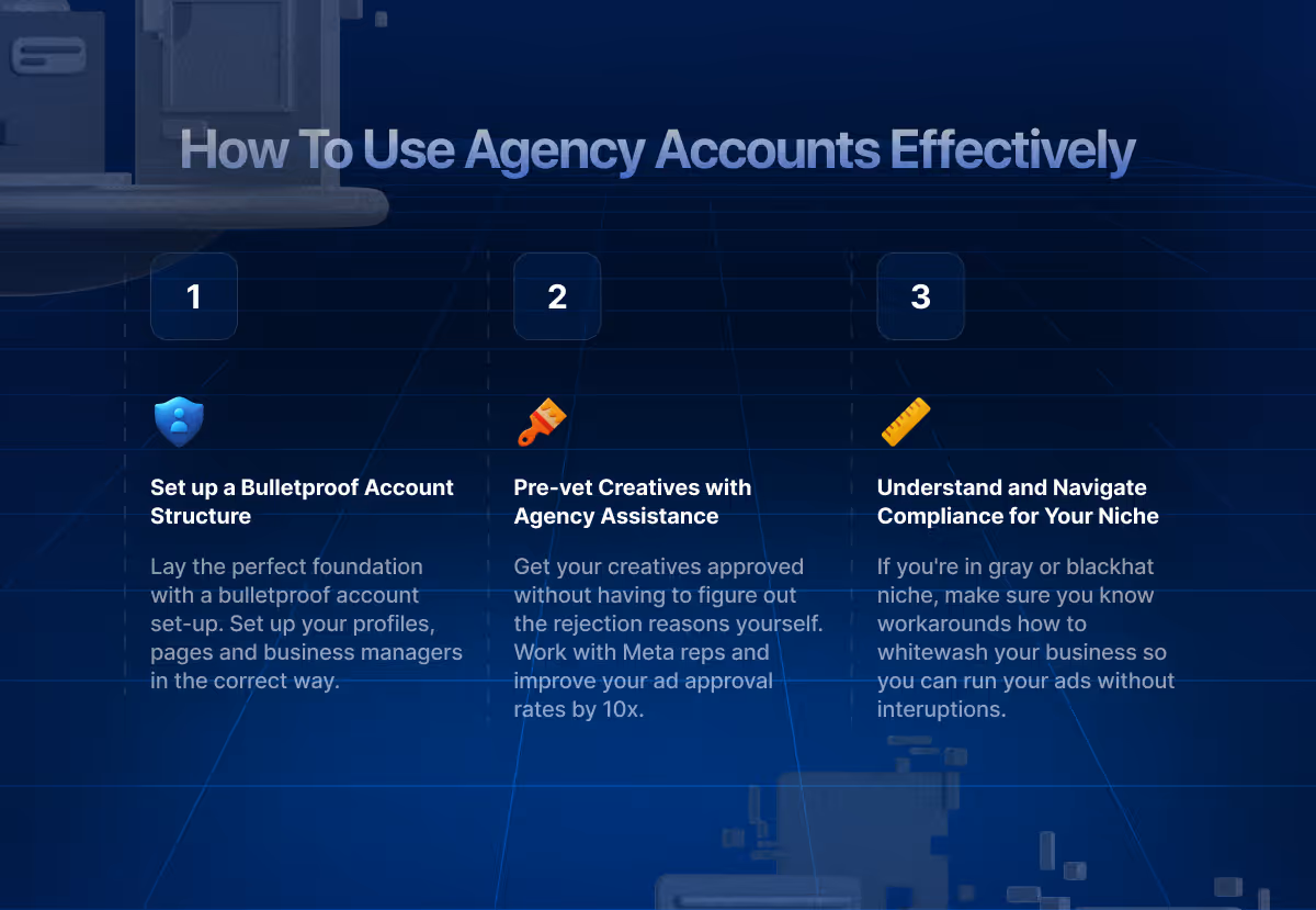 How to use agency ad accounts effectively