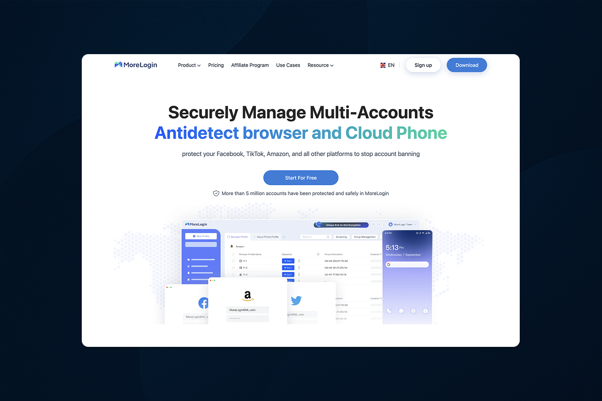 morelogin screenshot