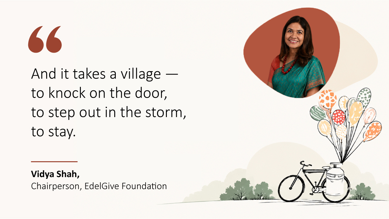 Chairperson Vidya Shah's Letter - Annual Report 2025-26