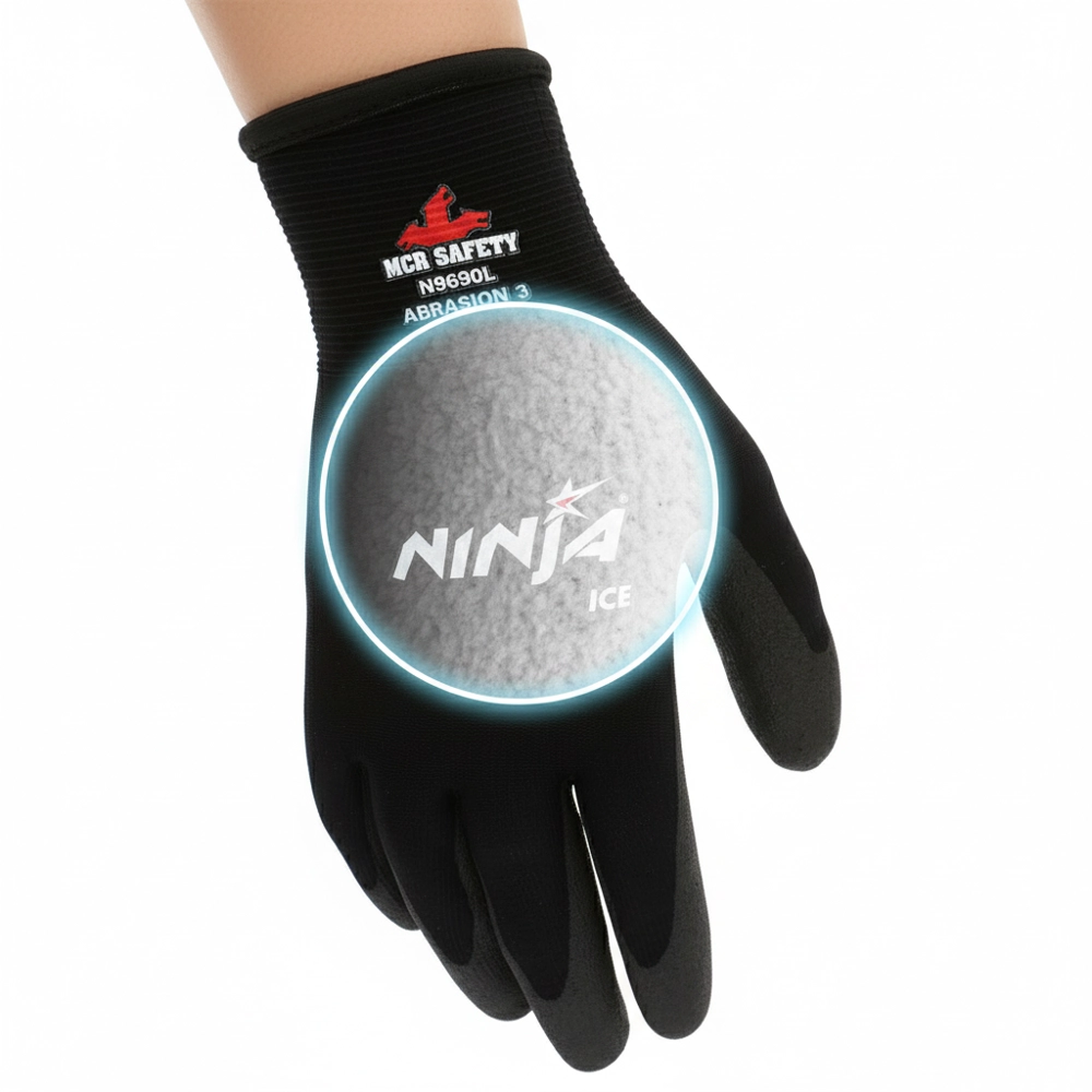 Ninja Ice glove icon showing dual-layer thermal protection for cold weather