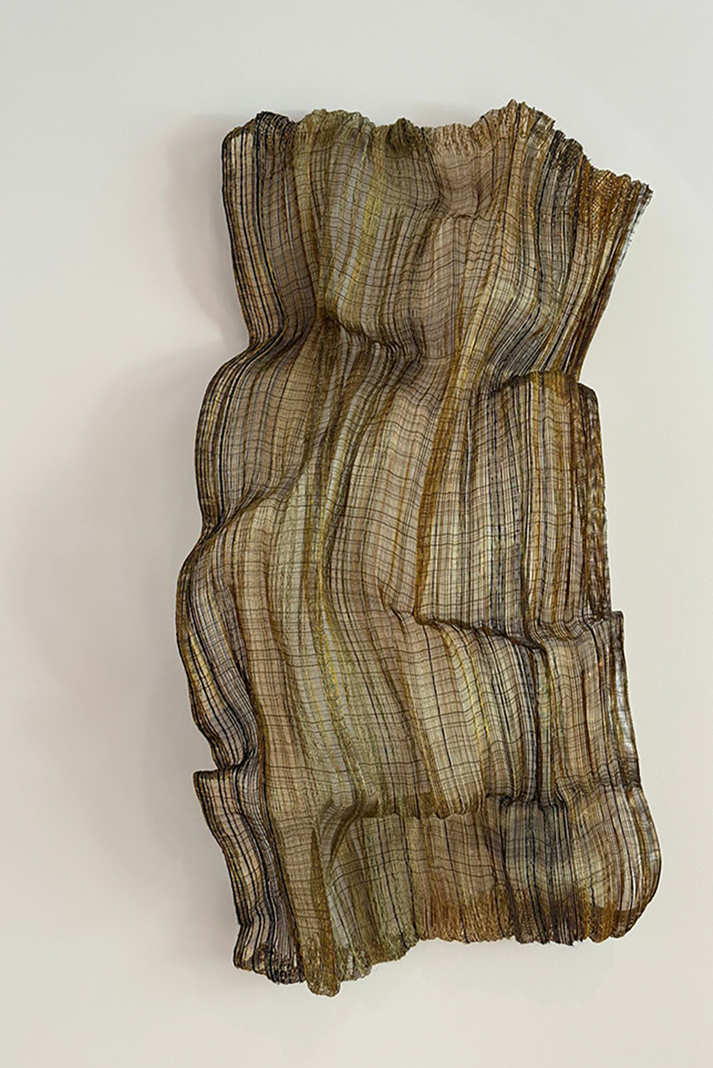Sculptural Textile Art Adeline Halot transforms raw materials into poetic, architectural works of art. 