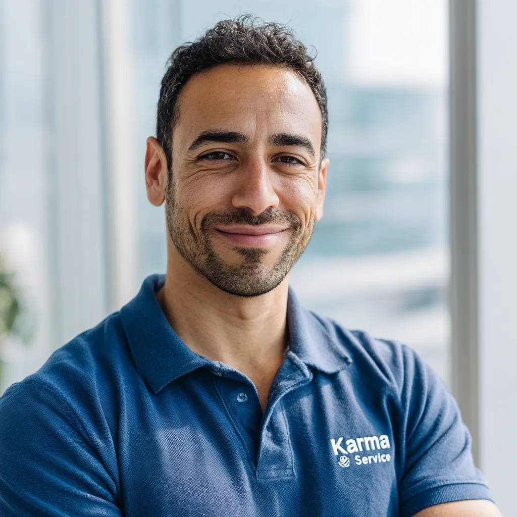 Akrm El Sayed ist Gründer und Inhaber von Karma Service, einem führenden Anbieter für professionelle Büroreinigung und Gebäudereinigung in Düsseldorf. 