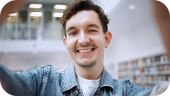 Man on the video-call