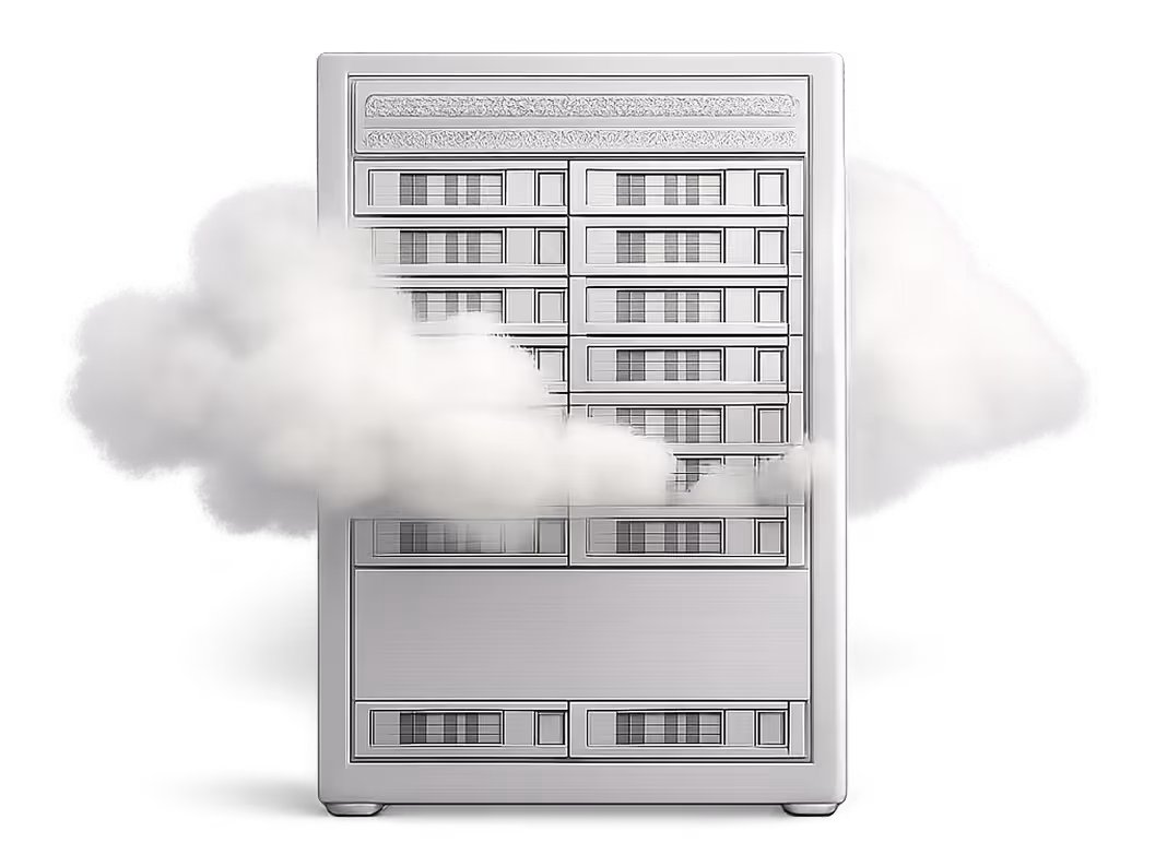 Ringotel cloud server white illustration
