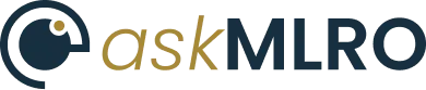 askMLRO logo with stylized head and letters 'askMLRO'.