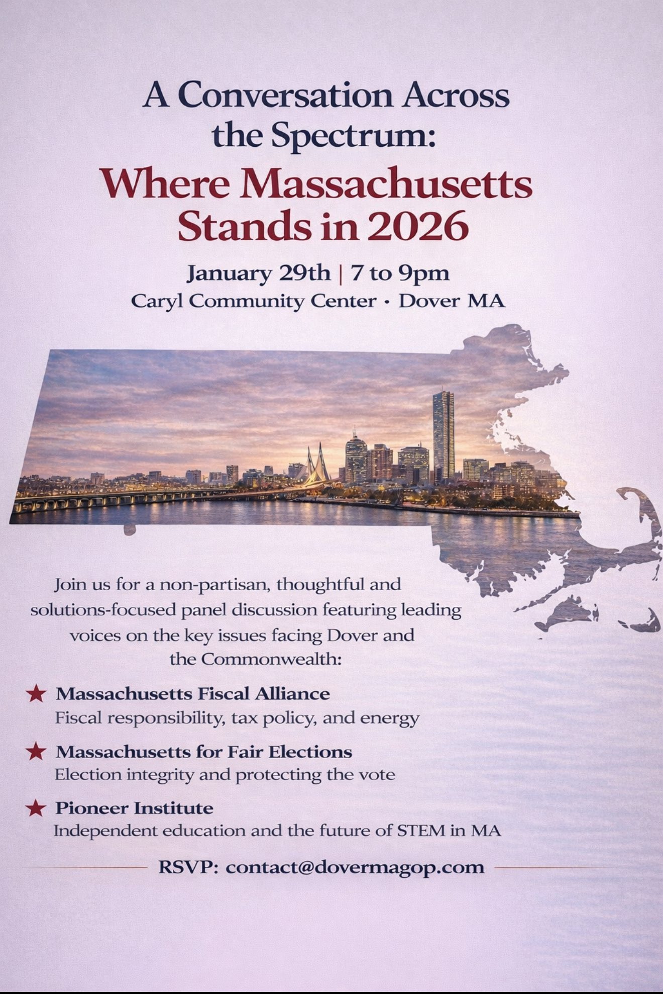 Dover GOP featured event flyer