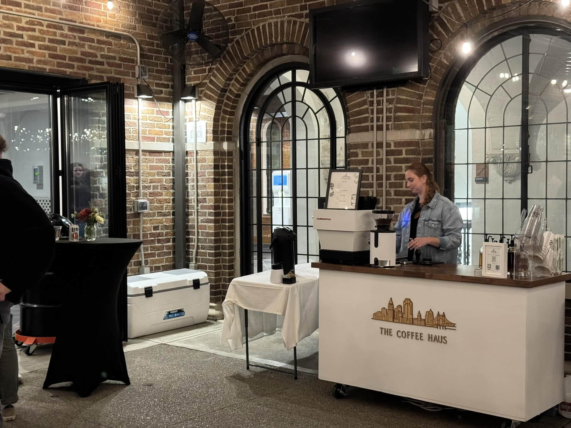 The Coffee Haus catering at corporate event in Cincinnati, OH.