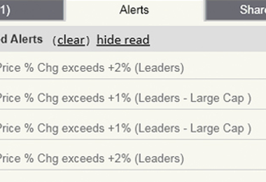 An image of Panaray's alerts UI.