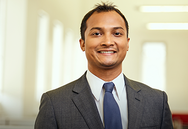 An image of Research Analyst Executive Director Raj Gupta.