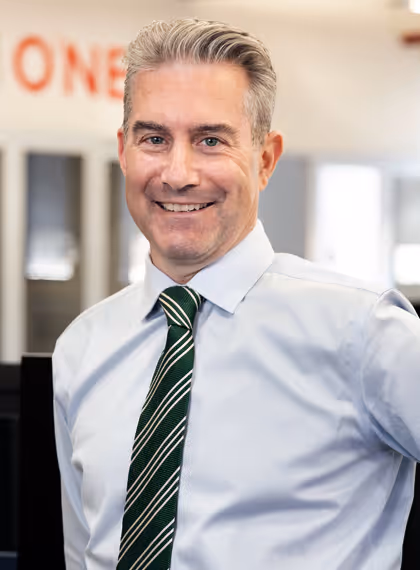 The biography image of Gregory Harr.