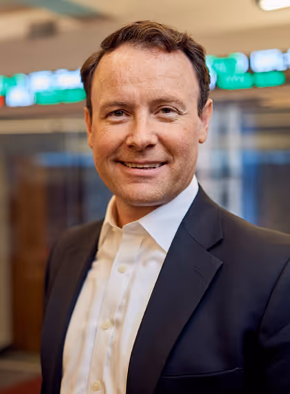 The biography image of Richard Crehan.