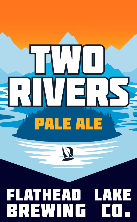 "Two Rivers Pale Ale" beer label