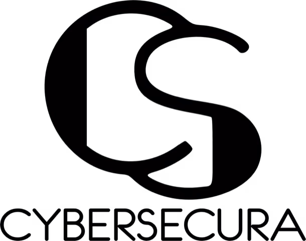 Interlocked letters C and S above the word CYBERSECURA in uppercase.