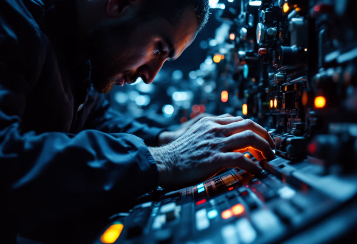 image of manufacturing process (for a space tech)