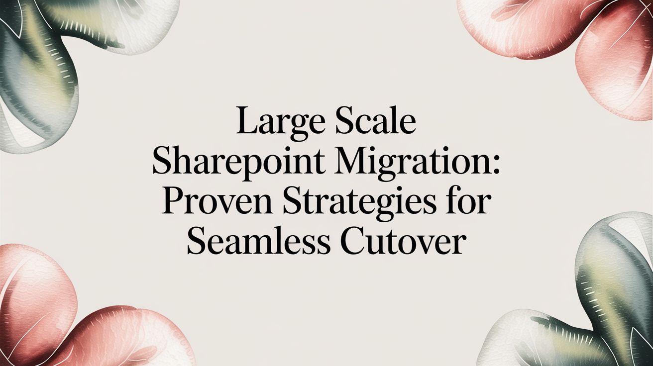 Large Scale SharePoint Migration: A Technical Guide for Cloud Migrations