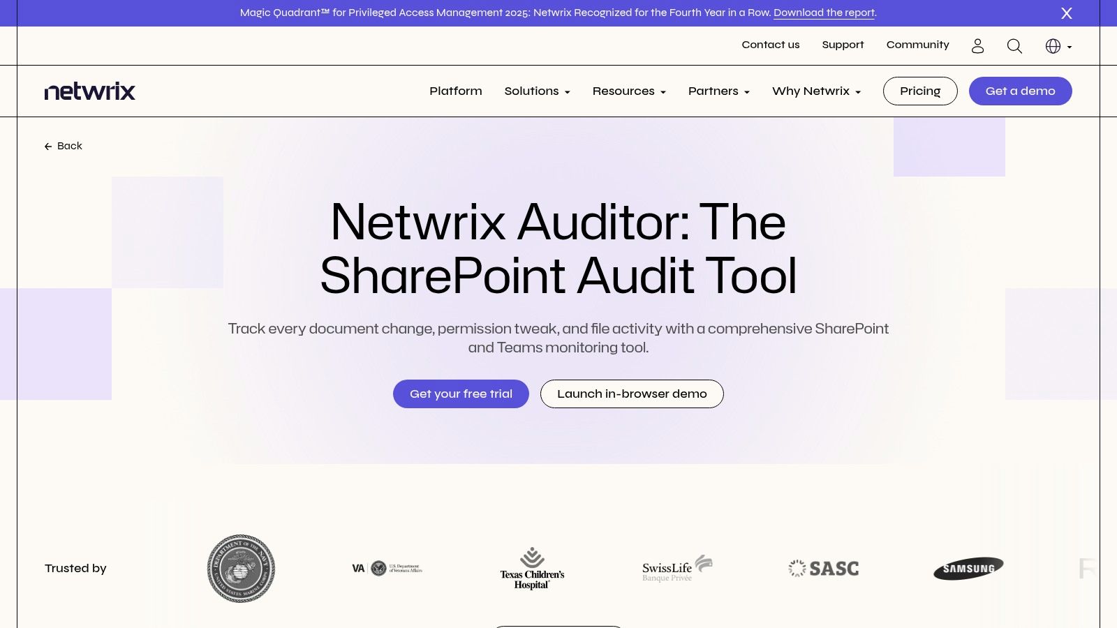 Netwrix Auditor for SharePoint