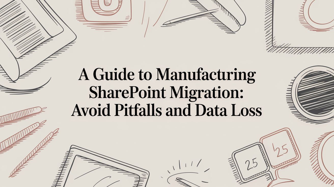 A Guide to Manufacturing SharePoint Migration: How to Avoid Disaster