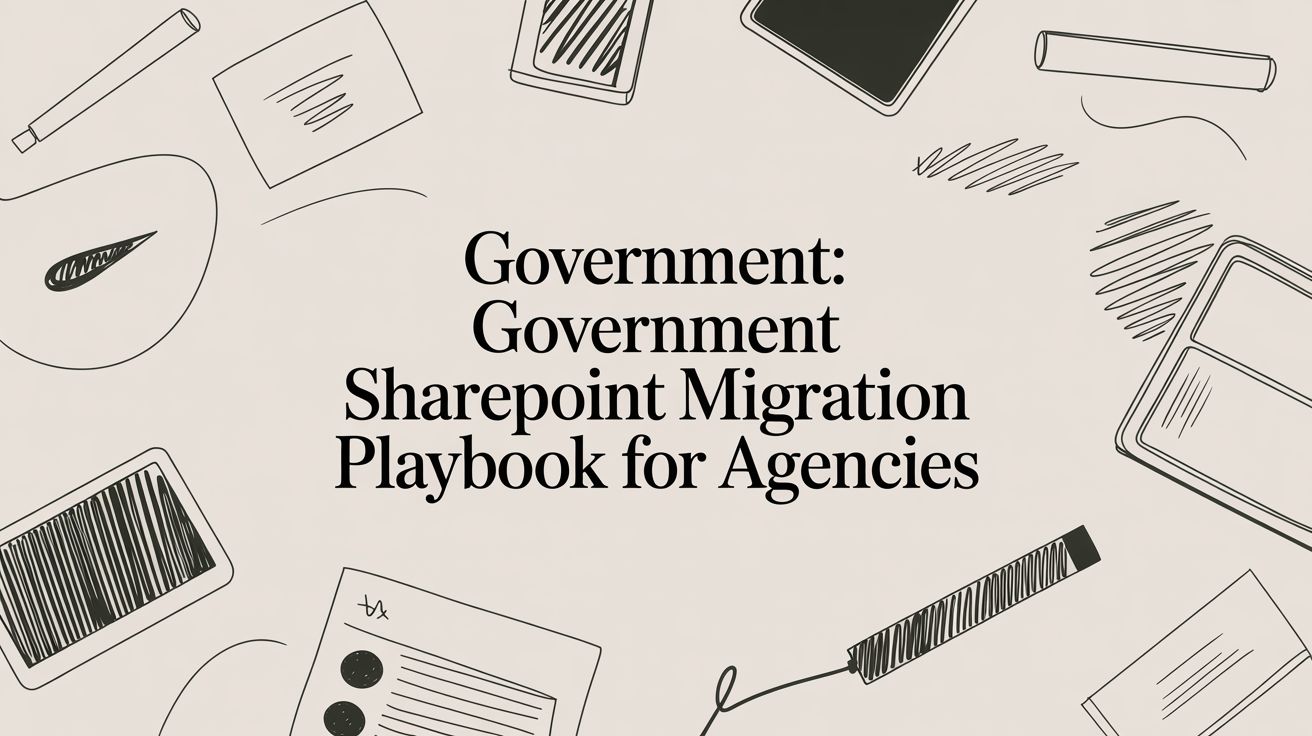 Your Government SharePoint Migration Playbook is Wrong. Here's How to Avoid Disaster.