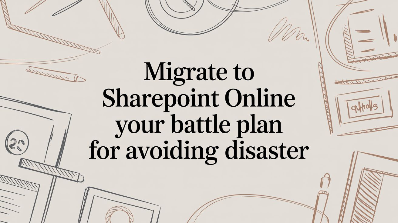 Migrate to SharePoint Online: Your Battle Plan for Avoiding Disaster