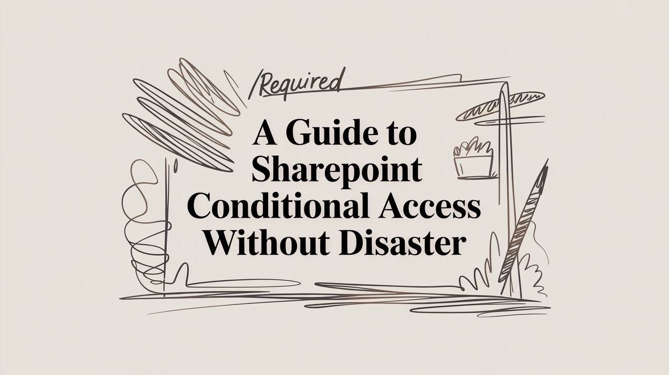 A Guide to SharePoint Conditional Access Without Disaster